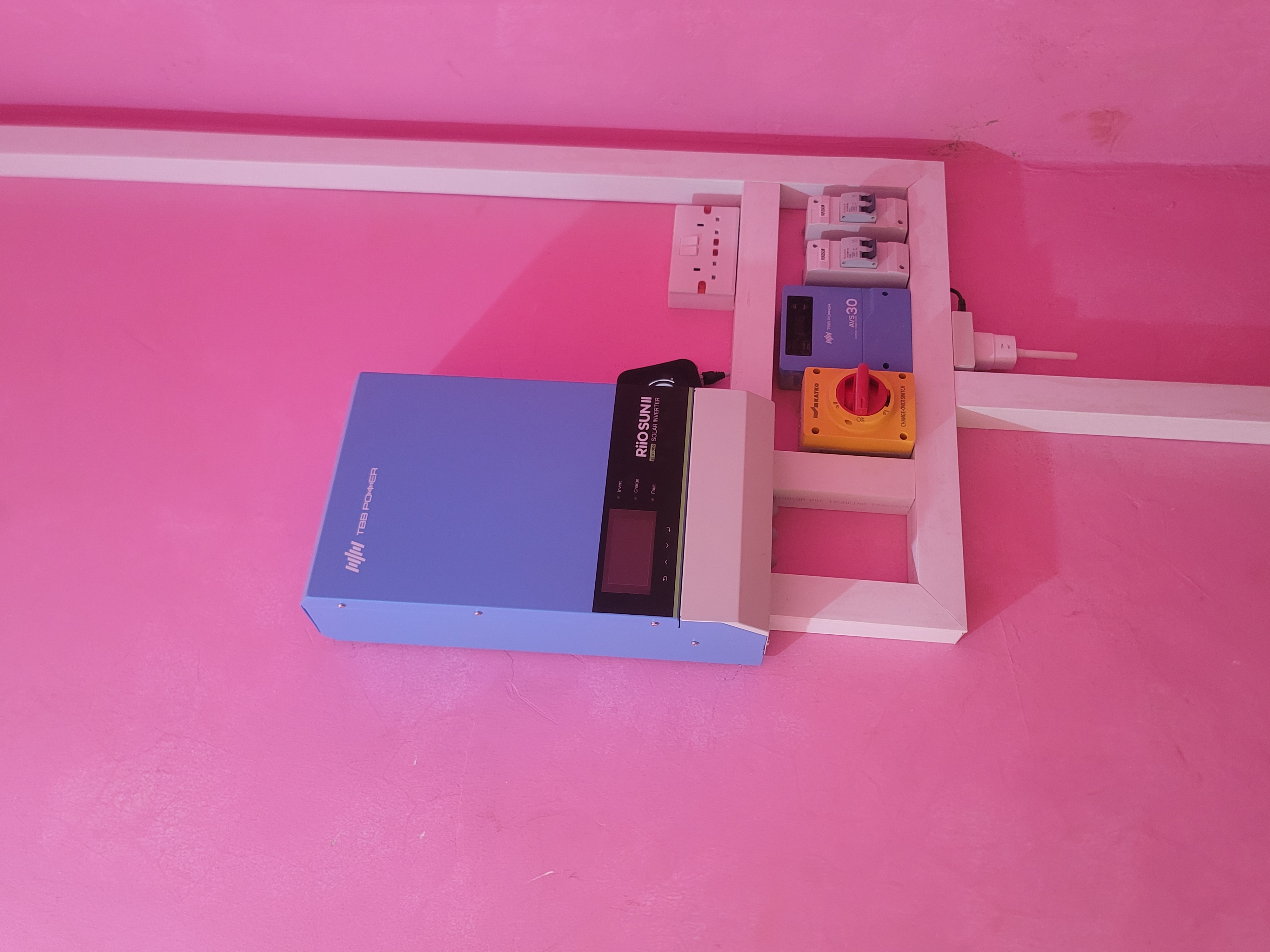 angaza tumaini solar project installation day  1