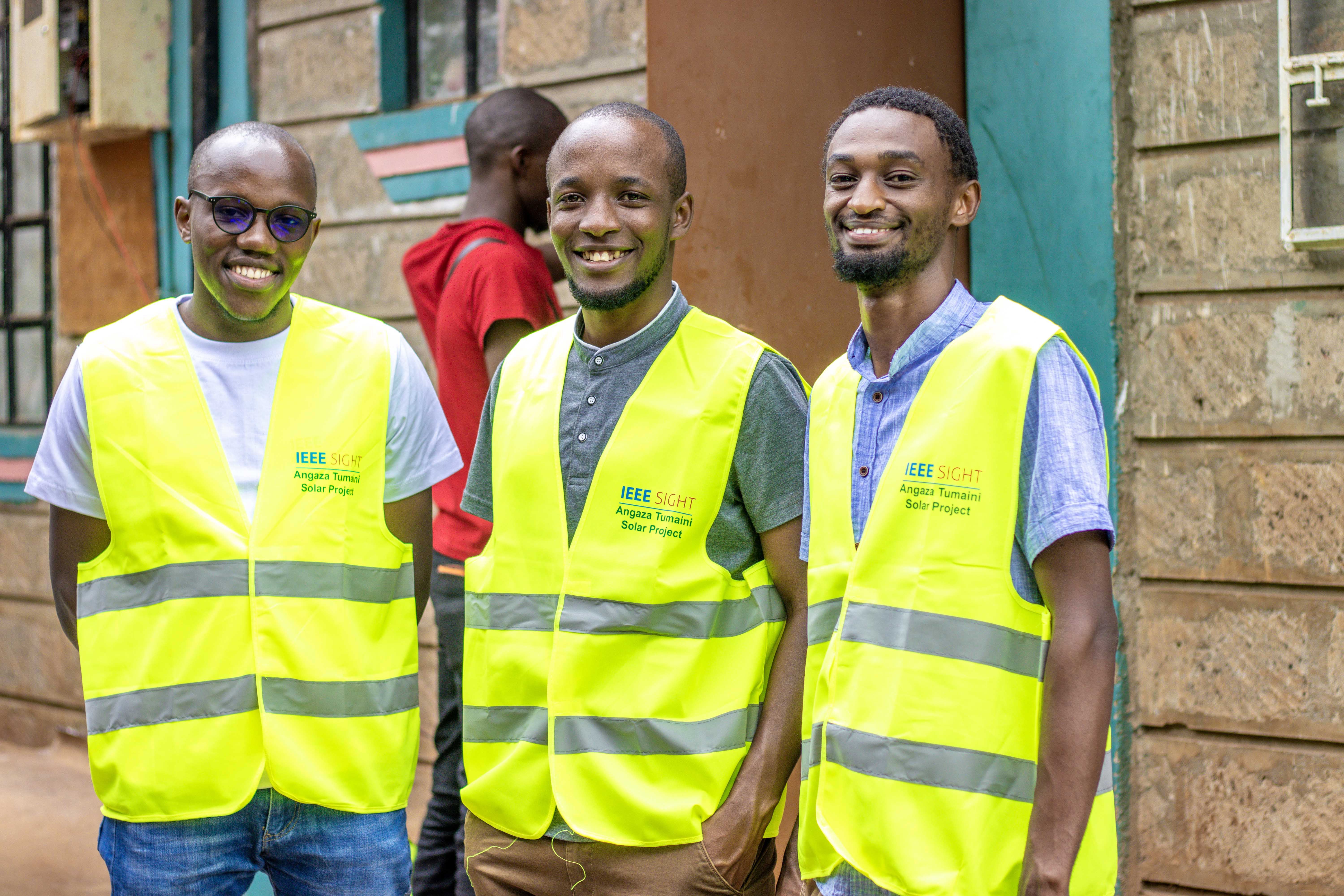 angaza tumaini solar project installation day  1