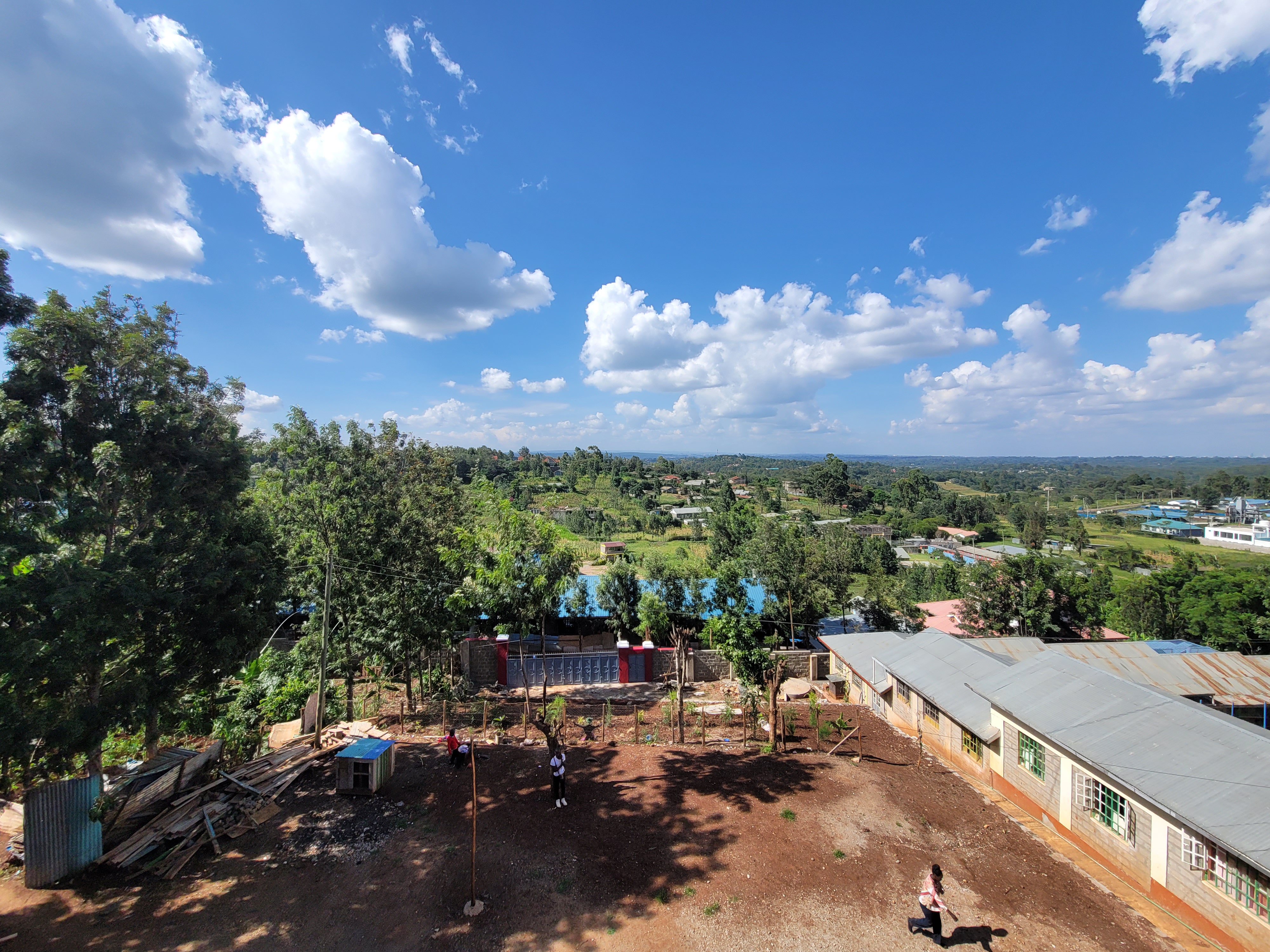 angaza tumaini solar project installation day  2