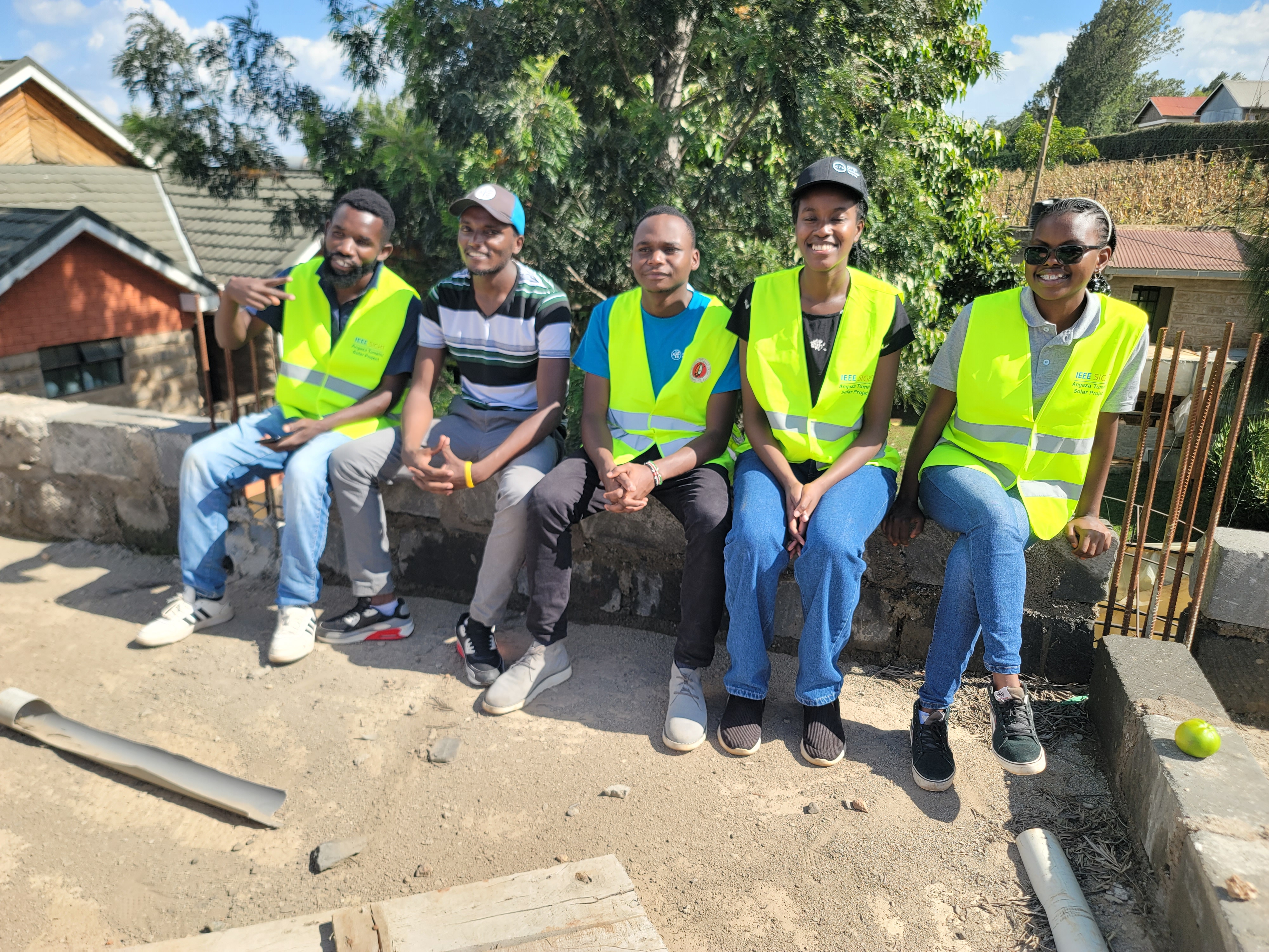 angaza tumaini solar project installation day  2 photo 6